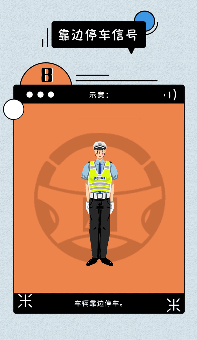 【濟(jì)寧大運(yùn)河駕校】令人頭暈蒙圈的交通手勢(shì)，一個(gè)手勢(shì)舞就能搞定(圖13)